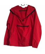 Vintage LL Bean red windbreakers mens size S/M - $56.03 CAD