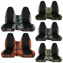 Designcovers For Ford Ranger 60-40 Front Seat Cover 1991-2012 Hawaiian Black - $102.49