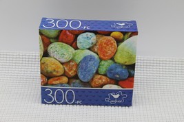 NEW 300 Piece Jigsaw Puzzle Cardinal Sealed 14 x 11, Colorful Sea Pebbles - $4.45
