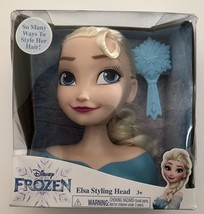 Frozen Disney Elsa Styling Mini Doll Head 7 Inches - £11.71 GBP