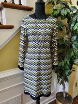 Emma &amp; Michele Zig Zag Dress with Bell Sleeves - Small - £20.78 GBP