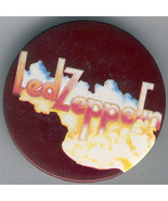 LED ZEPPELIN 2 Collection Three Buttons Pins 5 cm 1980&#39;S Jimmy Page Robe... - $9.75