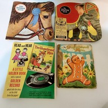 Vintage The Gingerbread Man 1958 &amp;1953 The Elephant book 1965 The Horse Book1968 - £18.38 GBP