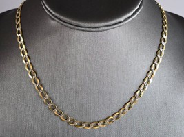 Authenticity Guarantee 
Womens Vintage Estate 10K Yellow Gold Necklace 8.6g E... - $693.00