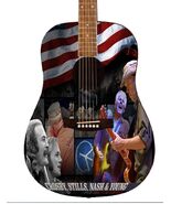 Crosby , Stills , Nash &amp; Young Custom Guitar - $329.00