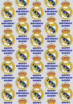 REAL MADRID Personalised Gift Wrap - Real Madrid Wrapping Paper - Gareth Bale - £4.33 GBP