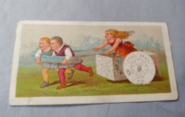1880s Victorian Trade Card Alpaca Star Braid - £6.97 GBP