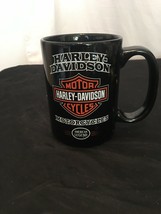 Harley Davidson Coffee Cup Mug Black Ceramic - $10.75