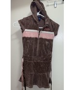 Limited Too Girls Romper Size 6 Sleeveless Hooded Brown Pink Skorts Ches... - £5.97 GBP