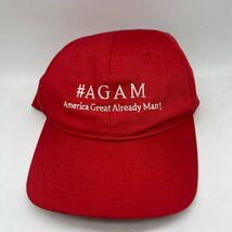 America Great Already Man #AGAM Hat Strapback Cap Red Men - $7.59