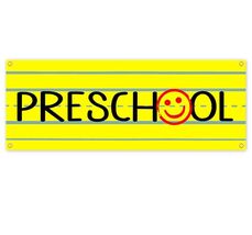 PRESCHOOL CLEARANCE BANNER Advertising Vinyl  Flag Sign INV - $10.88