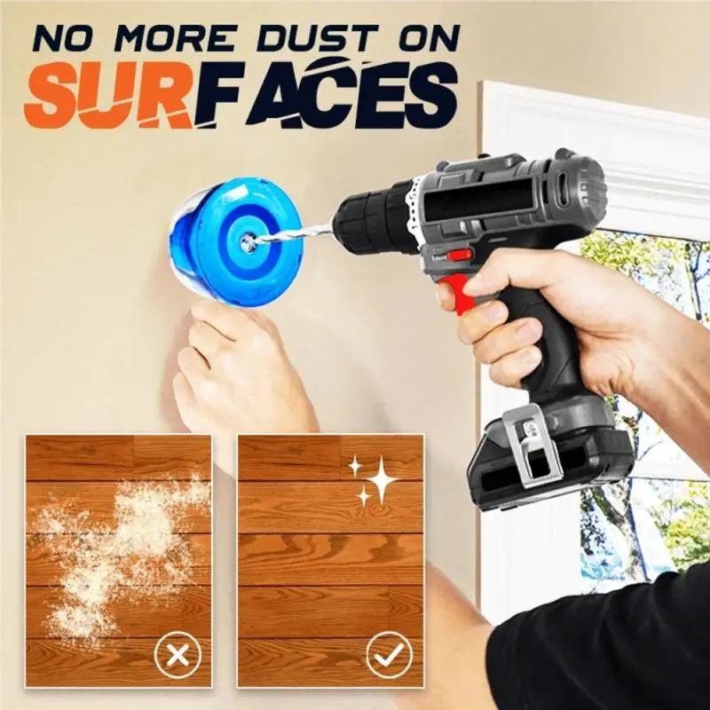 House Home Electric Must-Have Accessory Drill Dust Collector Cover Collecting As - £19.28 GBP