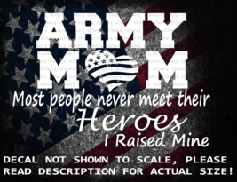 US Army Mom Most People Never Meet Their Heroes I Raised Mine US Made - £4.86 GBP+