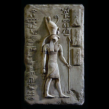 Horus ancient Egyptian Wall Relief Sculpture Plaque reproduction replica - £70.17 GBP