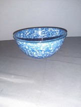 STANGL pottery TOWN &amp; COUNTRY BLUE Round Vegetable Serving Bowl 8&quot;  fact... - $24.99