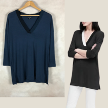 Banana Republic 3/4 Sleeve Navy Soft Thread Tunic Nwot Size Medium - £17.11 GBP