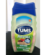 Tums Naturals Ultra Antacid Heartburn Chews Black Cherry Watermelon 56ct... - $10.84 CAD