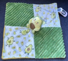 Mary Meyer Avocado Soft Plush Baby Security Lovey Blanket Green Textured 13” New - £17.00 GBP