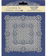 Tattered Lace. Laced Edge Squares Die Set. Die Cutting Cardmaking Scrapb... - $21.91 CAD
