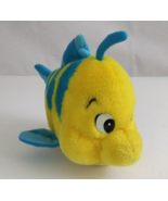 Vintage Disneyland Walt Disney World Little Mermaid Flounder 5&quot;x7&quot; Plush - $183.57 MXN