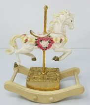Rocking Horse San Francisco Music Company Heart Red Roses Vintage  - $18.95