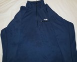 NORTH FACE ULTRA WICK DARK BLUE QUARTER ZIP UP PULLOVER MENS OUTDOOR SWE... - $20.24