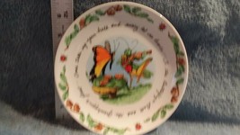 MONTICELLO The Butterfly's Ball Childs Plate Andrea by Sadek - $7.60