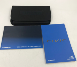 2016 Honda Civic Owners Manual Handbook Set with Case OEM M04B10054 - $67.49