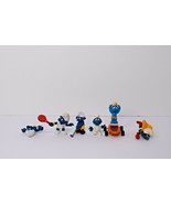 Lot of 6 Vintage Smurf Figures 5 Schleich &amp; 1 Applause - $25.62 CAD
