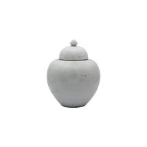 Busan White Porcelain Lidded Ginger Jar Small - £101.90 GBP