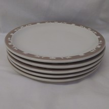 Syracuse China Dinner Plates 5 Nutmeg Pattern 9 1/2&quot; Restaurantware - £39.92 GBP