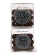2 Packs Invisibobble Pretzel Brown 3 Count Traceless Hair Rings - €13,93 EUR