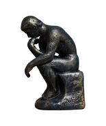 The Thinker by August Rodin Cast Iron Statue Sculpture Replica Antique G... - $1,140.56 MXN