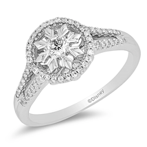 1/4 CTTW Diamond Elsa Promise Ring, Handmade Silver Jewelry, Anniversary Ring - £39.96 GBP