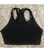 fabletics womens sports bra mesh strapped Back black size XS - $266.78 MXN