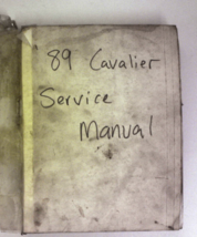 1989 Chevy Cavalier Factory Service Repair Manual - $12.50