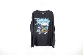 Vtg 2003 Harley Davidson Mens L Spell Out Bahamas Shark Long Sleeve T-Shirt USA - £61.91 GBP