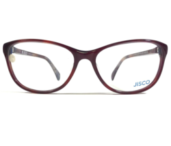 Jisco ILOVEYOU RD Brille Rahmen Rot Cat Eye Voll Felge 53-15-135 - £37.07 GBP