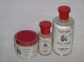 Thayers Witch Hazel Rose Petal Facial Toner (12oz) &amp; 3oz - Bleminsh Clea... - $16.99