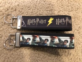 New Handmade Harry Potter Logo Flags Wristlet Key Chain Hand Lanyard Key Fob - £4.61 GBP