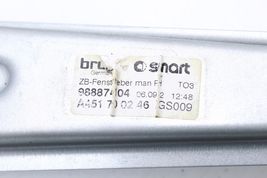 2013 SMART FORTWO FRONT RIGHT PASSENGER SIDE DOOR WINDOW REGULATOR U0354 image 10