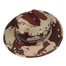 Desert Camo Boonie Hat For Hunting, Fishing, Hiking And Outdoor Use - Military - £6.99 GBP