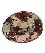 DESERT CAMO BOONIE HAT FOR HUNTING, FISHING, HIKING AND OUTDOOR USE - MI... - £7.02 GBP