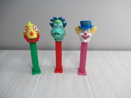 Vintage Pez Dispensers Clown Dinosaurs She-saur  Pez a saurs Hungary Slo... - $10.39