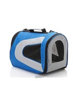 Pet Life Thermal Mesh Folding Pet Carrier Blue Large - $71.59 CAD