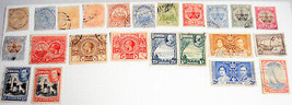 23 Cancelled Early Bermuda Stamps Queen Victoria, King George V &amp; VI, Boats - $17.99