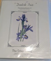 The Silver Lining ~ Dutch Iris ~ Floral Counted Cross Stitch Pattern - £6.68 GBP