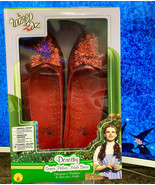 Rubie&#39;s Women&#39;s Wizard of Oz, Deluxe Adult Dorothy Sequin Shoes, Red, La... - $70.13 CAD