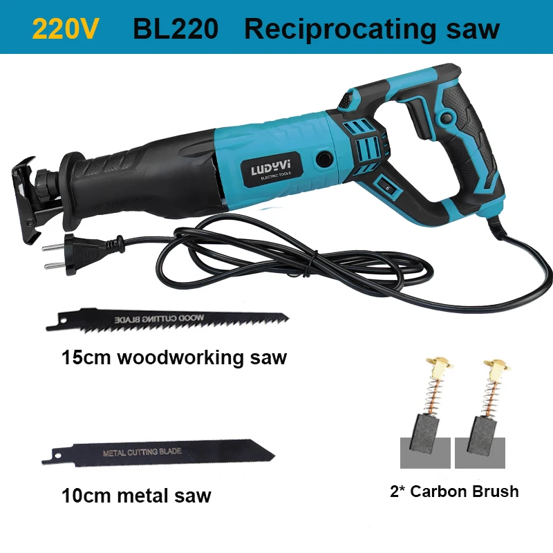 Electric Saw 1200W Reciprocating Saw? body can be adjusted 360 degrees, with 2Sa - £382.98 GBP