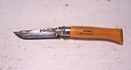 Vintage OPINEL France No. 6 Beech Wood Handle Folding Pocket Knife - $12.84